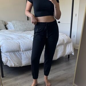 Athleta Black Track Joggers